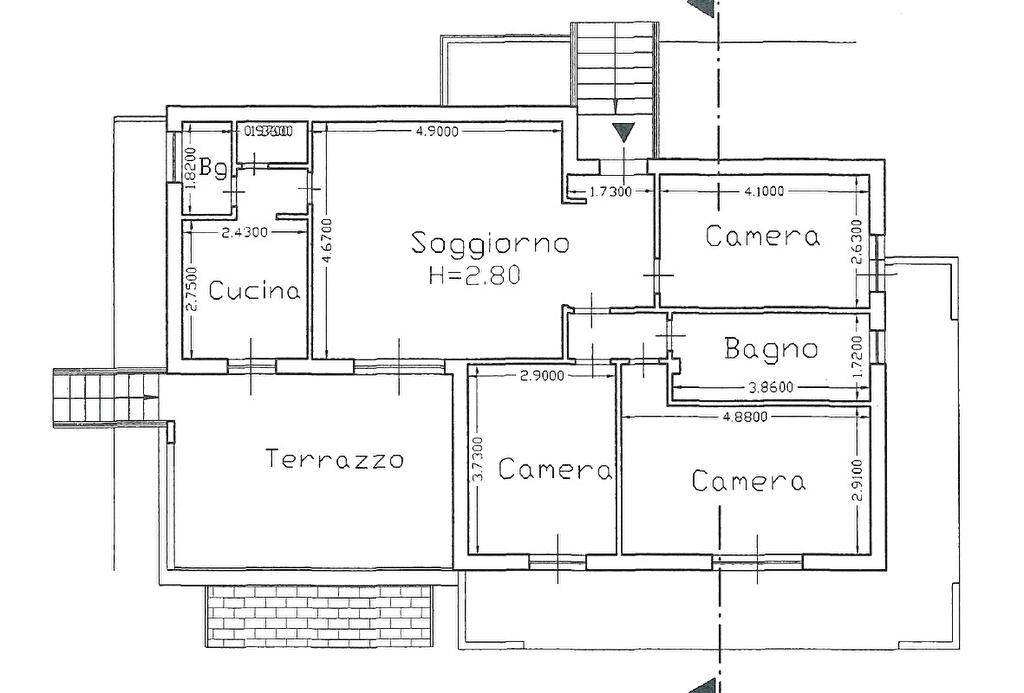 Immagine 13 di Attico in vendita  in VIA CORNICE DI S. AMBROGIO 8 a Rapallo